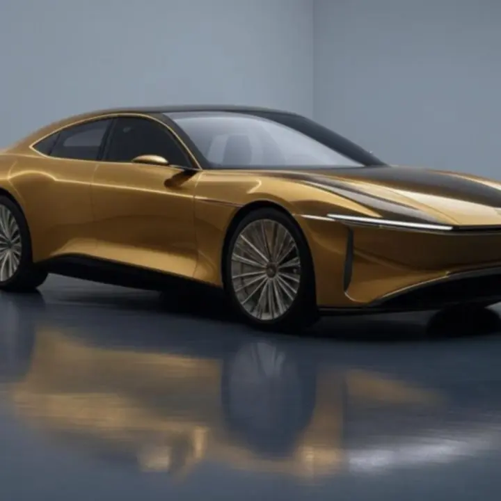 Futurystyczny koncept samochodu