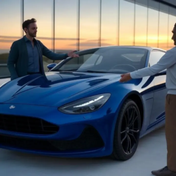 Luksusowe przekazanie samochodu